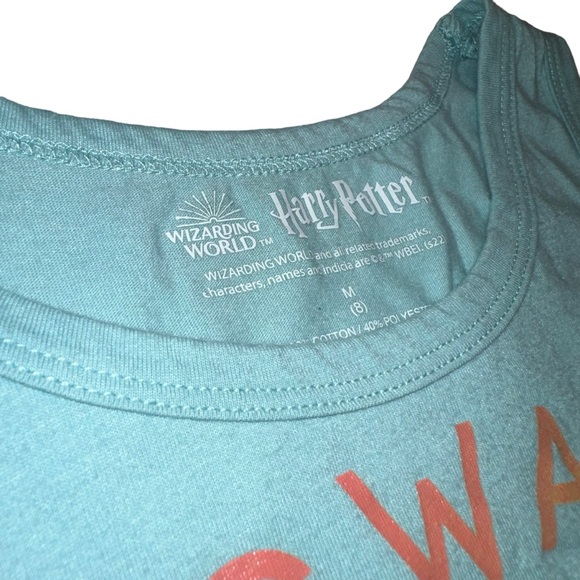 Harry Potter Hogwarts Side Cinch Graphic Tank Top Girls Medium Size 8 - Picture 4 of 12